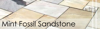 Mint Fossil Sandstone Paving and Patio