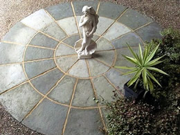 Olde York Paving Circle, Grey Green